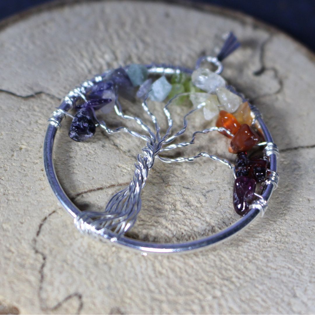 Collier Arbre de Vie 7 Chakras