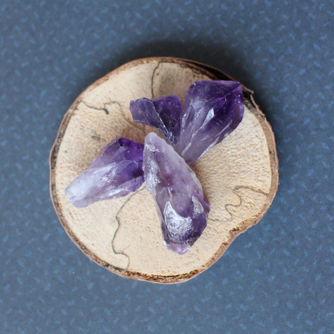 Améthyste pointe brute