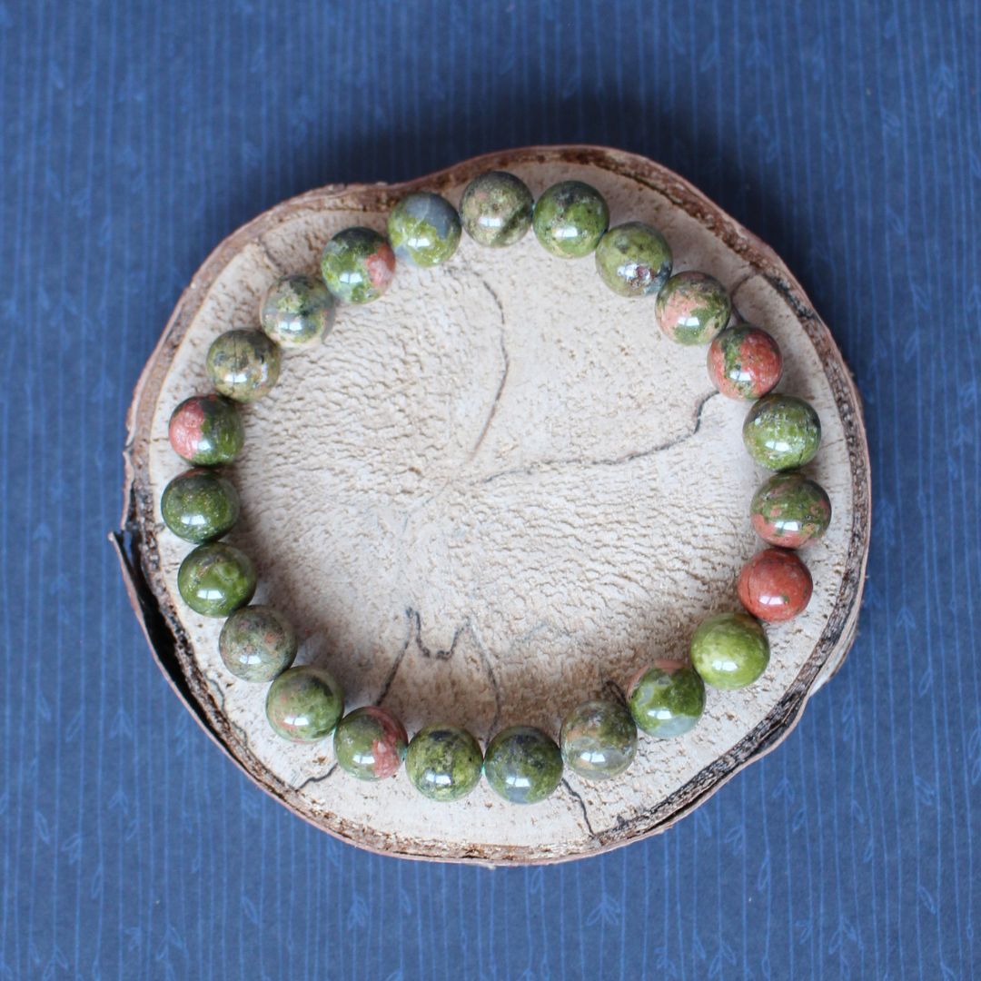 Bracelet Jaspe Unakite