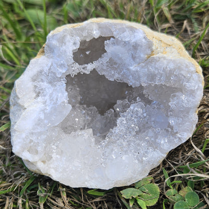 Géode Moyenne Quartz Blanc