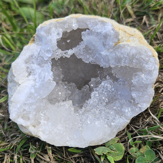 Géode Moyenne Quartz Blanc