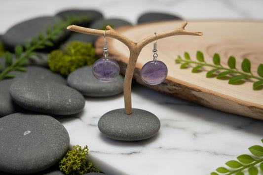 Boucles d'oreilles Améthyste