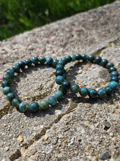 Bracelet Agate Verte