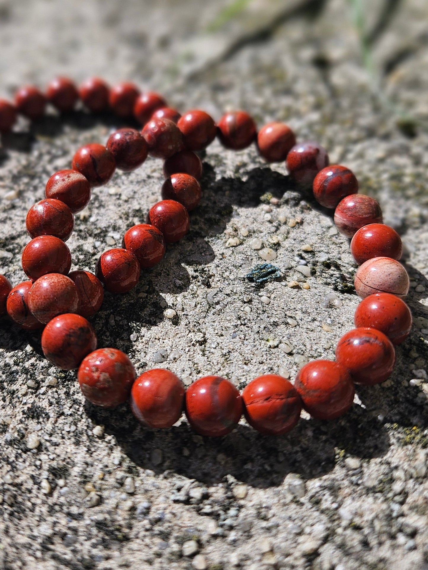 Bracelet Jaspe Rouge