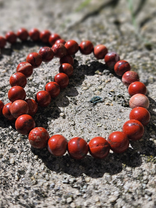 Bracelet Jaspe Rouge