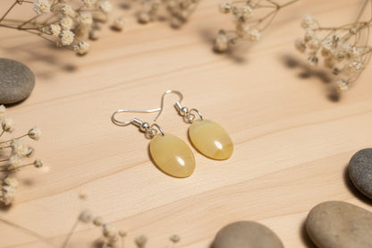 Boucles D'oreilles Agate Chaude