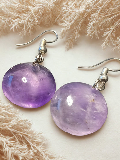 Boucles d'oreilles Améthyste