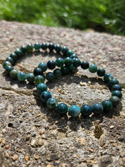 Bracelet Agate Verte