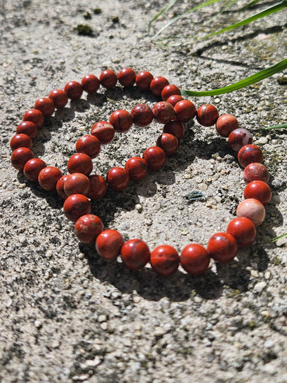Bracelet Jaspe Rouge